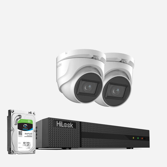 HiLook IPC-T249HA-LU 4MP ColorVu with Smart Hybrid Light Turret Camera